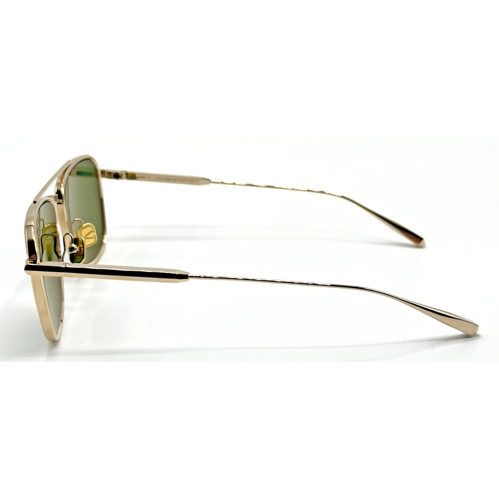 Valentino Sunglasses V-LSTORY II VLS-168A Gold Aviator Frame Green Lens 55mm New - Picture 5 of 15